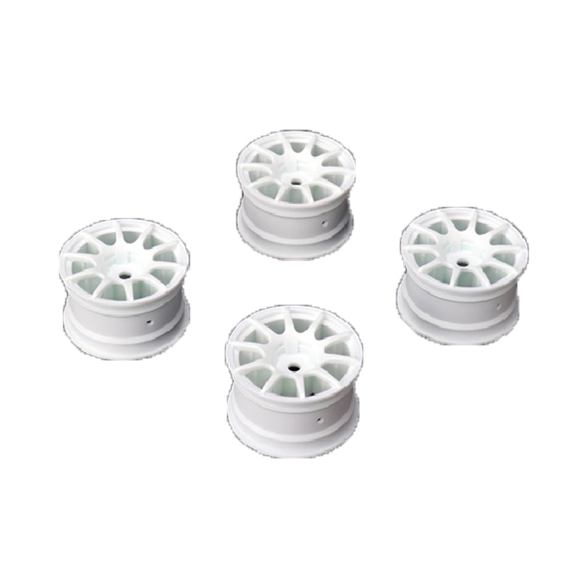 10 Spoke Wheel +1mm (White), Fits LMX