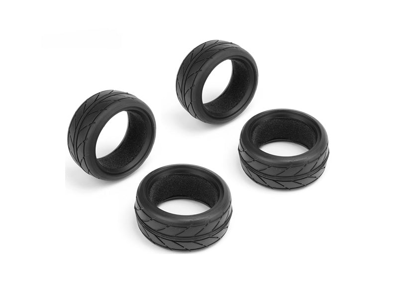 1/10 Road Tires 26mm (4pcs), Fits LDX Drift, LRX Rally, LTX