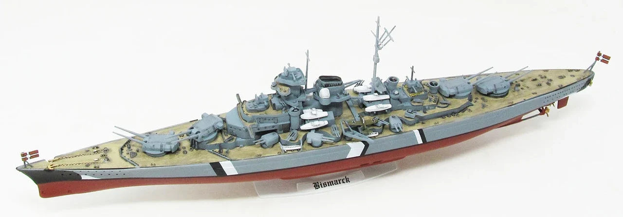 1:618 German Bismarck-Class Battleship 16 Inch Plastic Model Kit