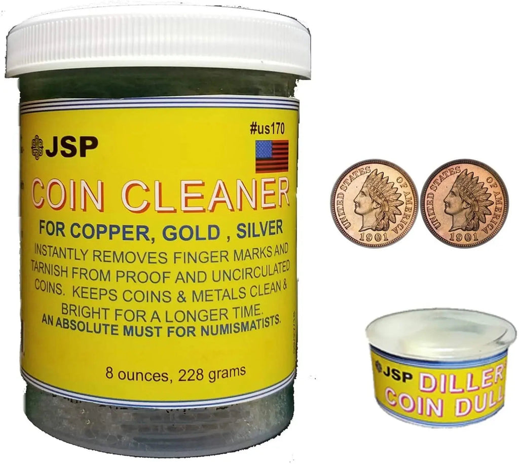 JSP Super Coin Cleaner and Duller For Silver, Gold, Bars, Proofs, Copper, and other precious metals