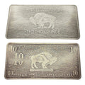 10-10 Ounce OZ 999 Fine Solid Titanium Precious Metal American Buffalo Bar Ingot Bullion Ti Element Chemistry Proof Mint Coin (Copy)