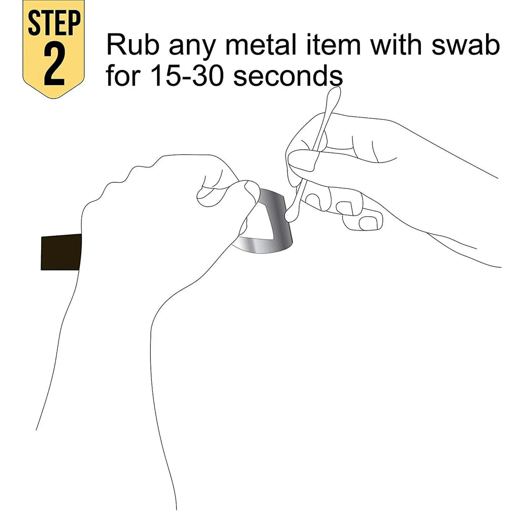 Nickel Metal Testing Solution to Detect Allergy Jewelry Gold Silver Watches Buttons Belts Buckles Dimethylglyoxime Spot Testing