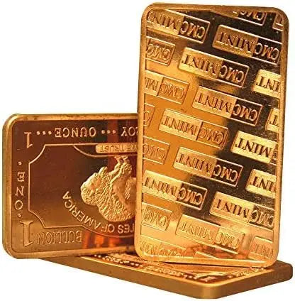1 oz One Troy Ounce USA American Buffalo .999 Fine Copper Bar Ingot Cu Element