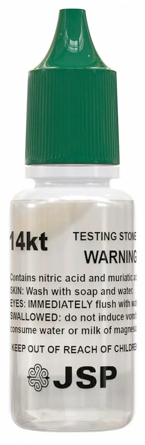 JSP 14K Gold Scrap Jewelry Testing Kit Acid Test Liquid Scratch Stone Tester oro