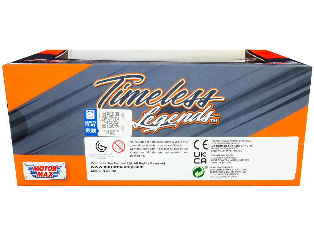 1969 Ford F-100 Pickup Truck Cream "Timeless Legends" Series 1/24 Diecast Model Car by Motormax