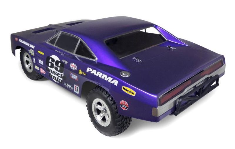 1/10 Parma '69 R/T Muscle Baja Short Course Drag Clear Body