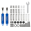 90mm Promatics Two Stage Internal Spring Shocks, Blue