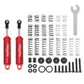 90mm Promatics Two Stage Internal Spring Shocks, Red