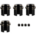 Black Brass Shock Lower Spring Retainer, for Axial SCX10 Pro