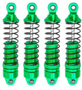 Aluminum Front & Rear Shocks, for Arrma Grom, Green, 4pcs
