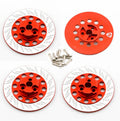 Dummy Disc Brake Hex Red, for Kyosho Fazer