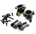 Aluminum HD Front Hub Set, Black, for Kyosho Fazer / Mad