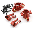 Aluminum HD Front Hub Set, Red for Kyosho Fazer / Mad Van VE