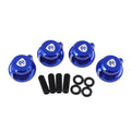 Aluminum Body Mount Thumb Screws Nuts, Blue, for Traxxas