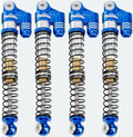 1/24 Aluminum 58mm Long Travel Shocks, Blue, for Axial SCX24