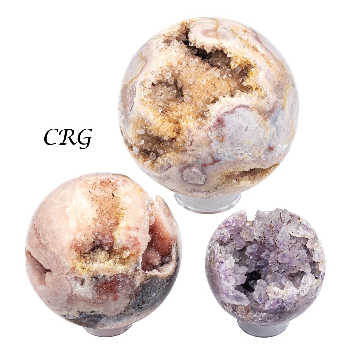 Pink Amethyst Sphere / 700-1000g - 1 PIECE