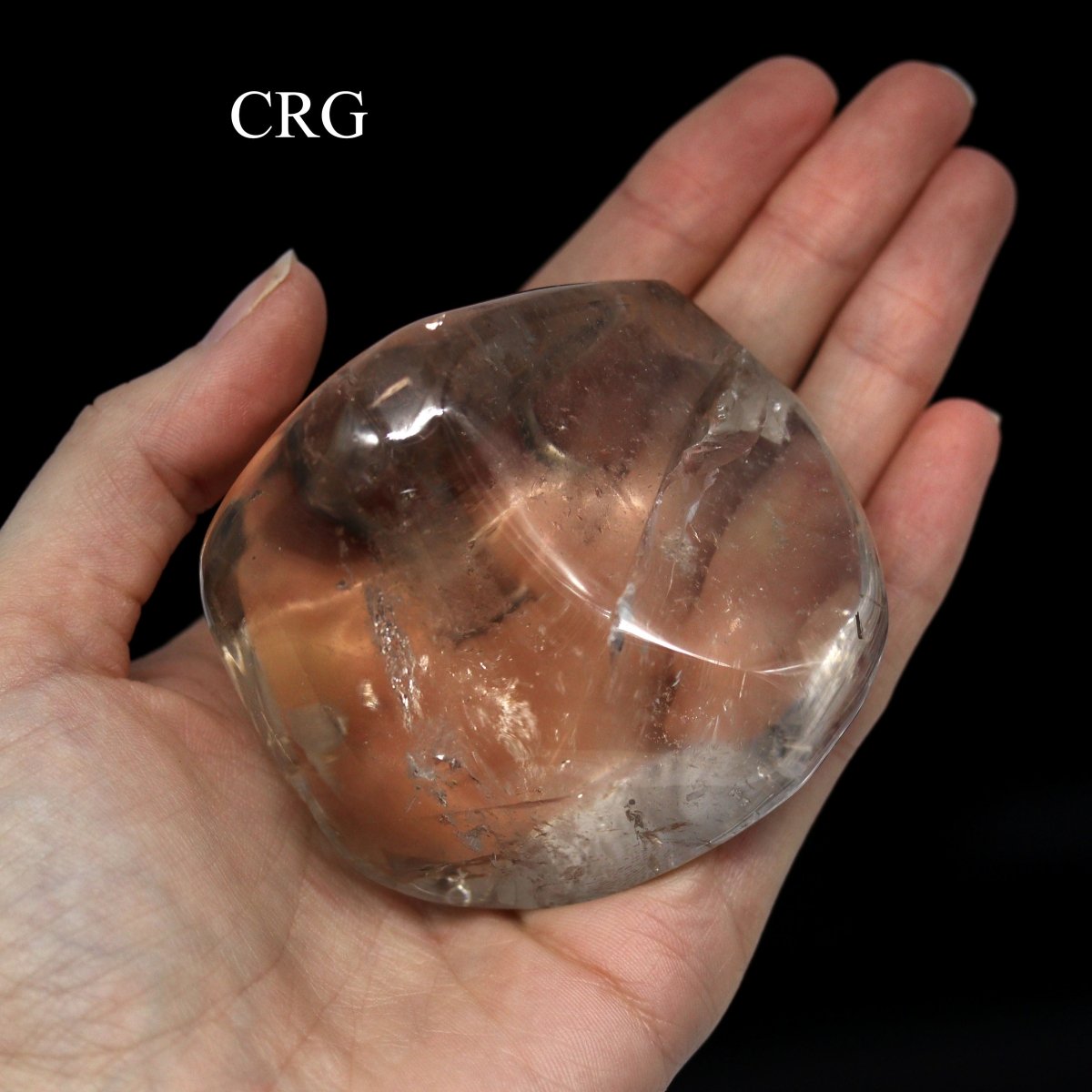 QTY 1 - Crystal Quartz Freeform Paperweight / 2-5" AVG