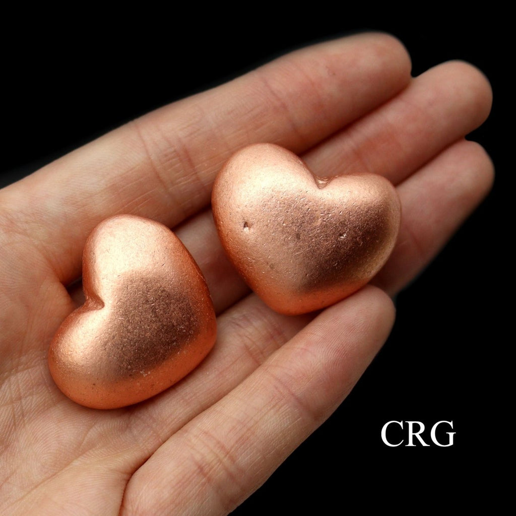 QTY 1 - Genuine Copper Heart / 1" AVG
