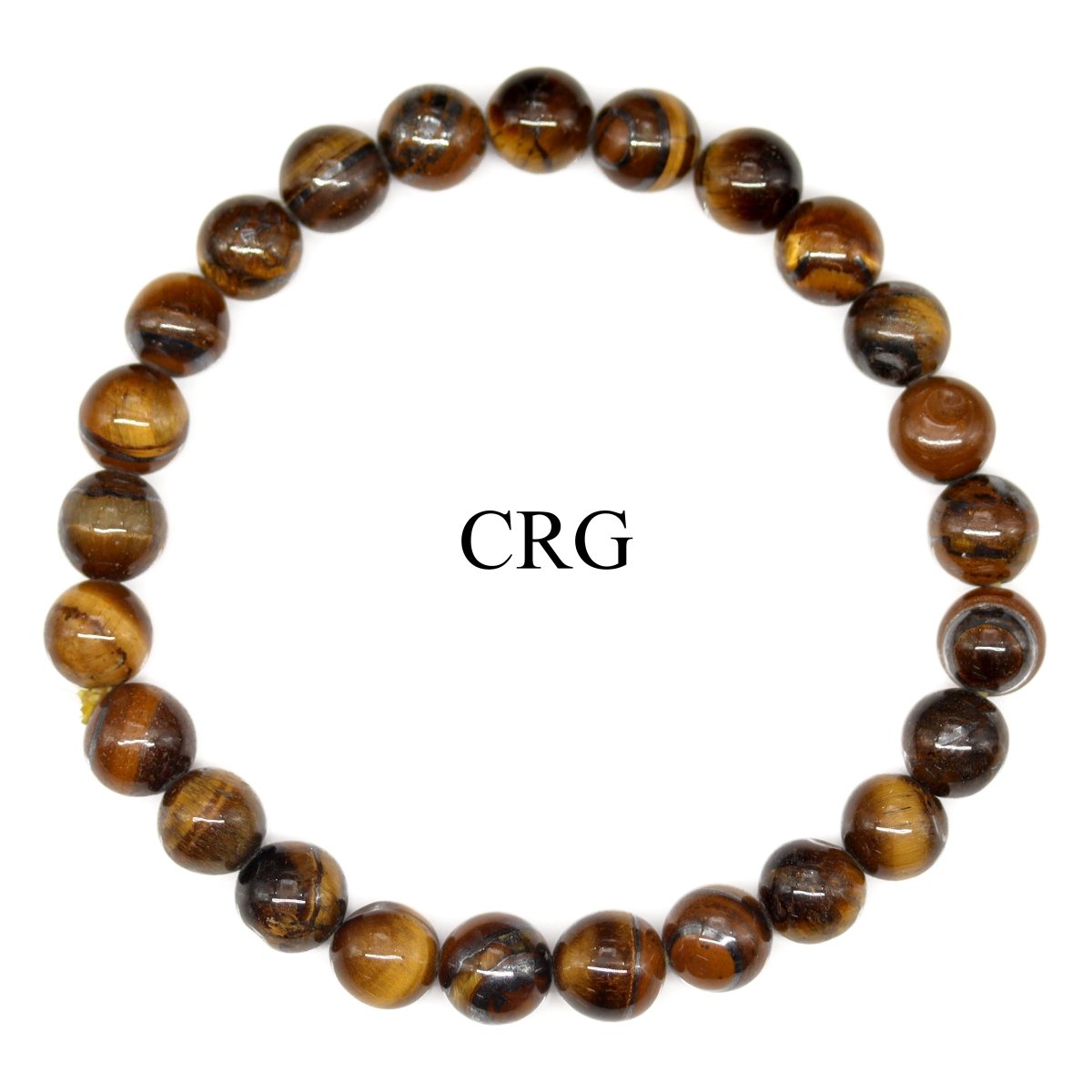 Tiger's Eye Tumbled Bead Stretch Bracelet (8mm)