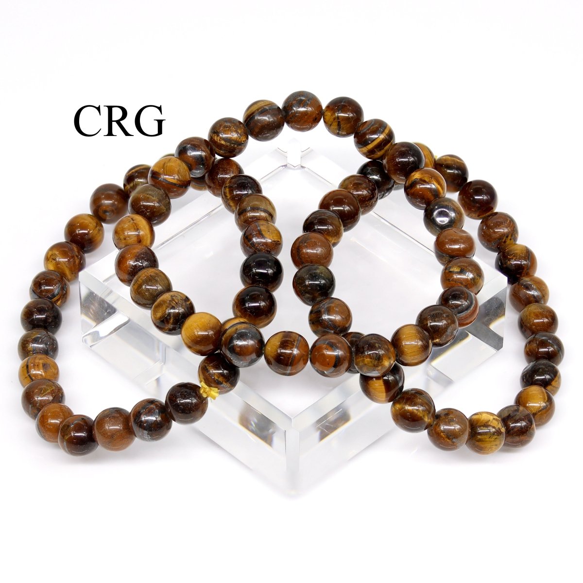 Tiger's Eye Tumbled Bead Stretch Bracelet (8mm)