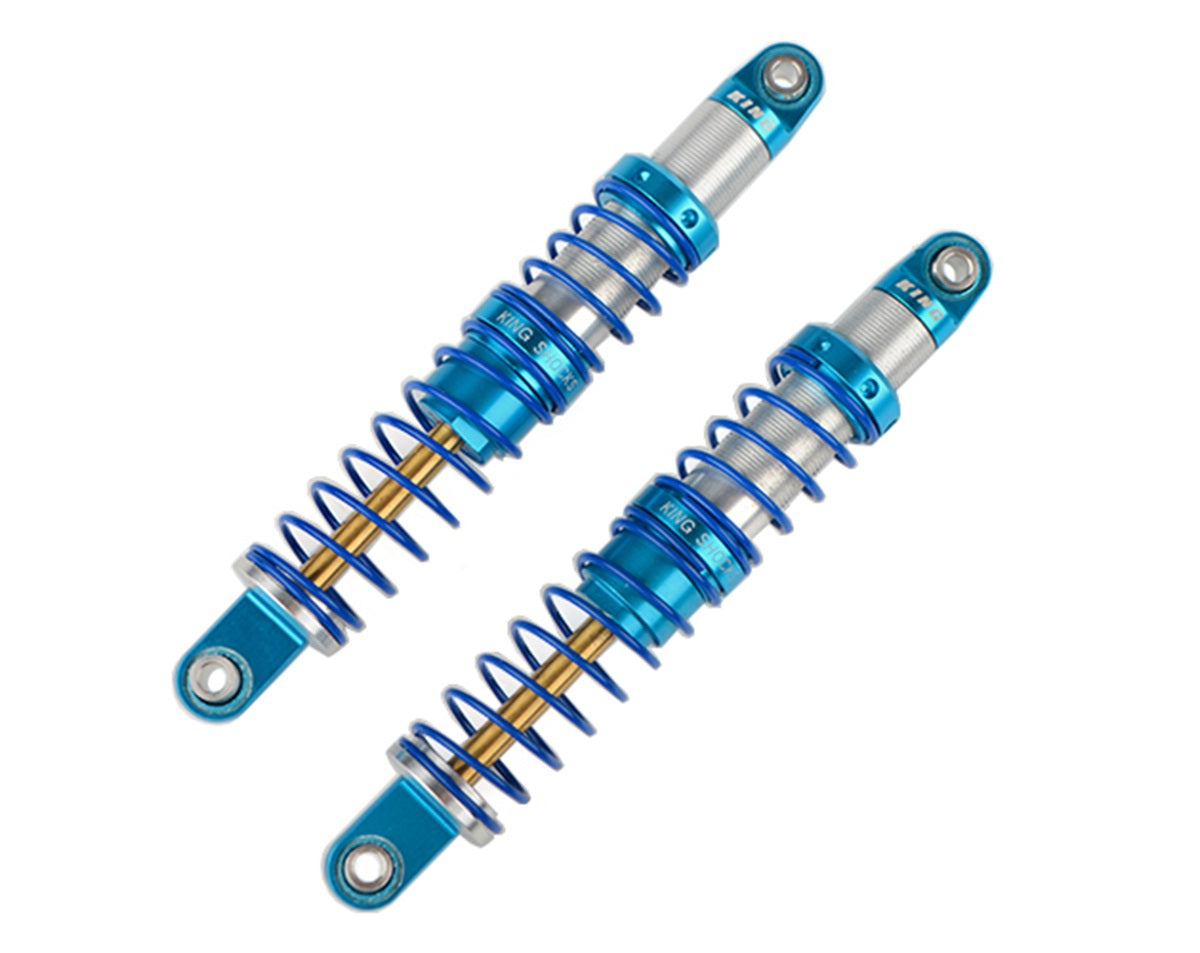 King Off-Road Racing Shocks 90mm (Silver/Blue)