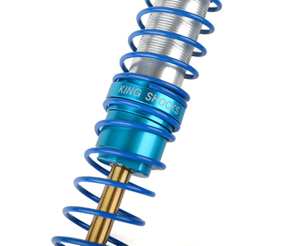 King Off-Road Racing Shocks 100mm (Silver/Blue)