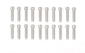 Scale Hex Head Bolts (M2x8mm) (Silver)