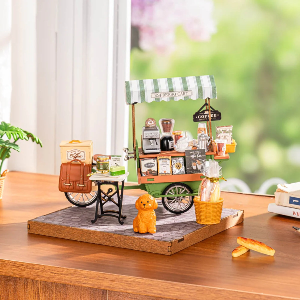 Aromatic Coffee Cart DIY Miniature House