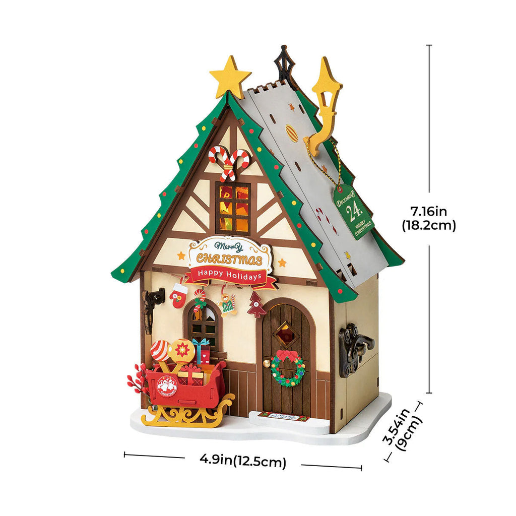 Twinkling Christmas House, Super Mini Houses - Little Warm Spaces