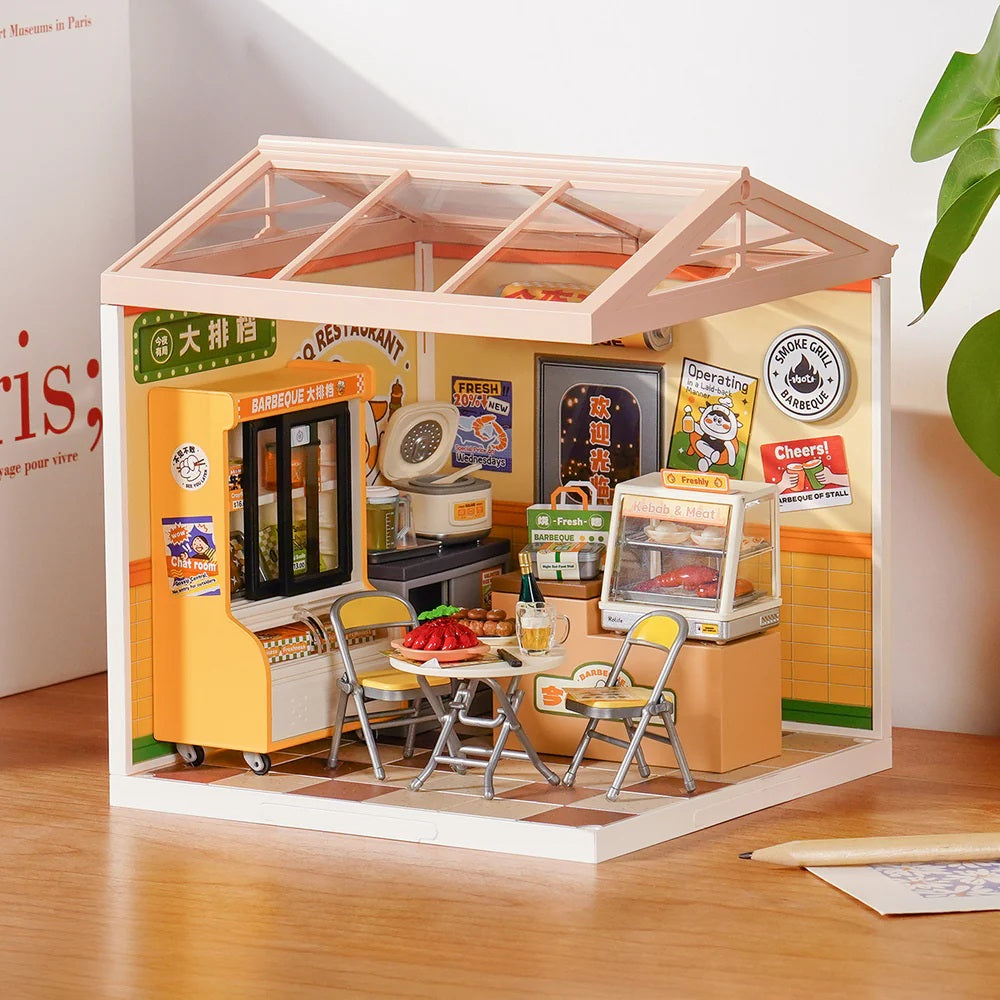 Night Out Food Stall, DIY Miniature House