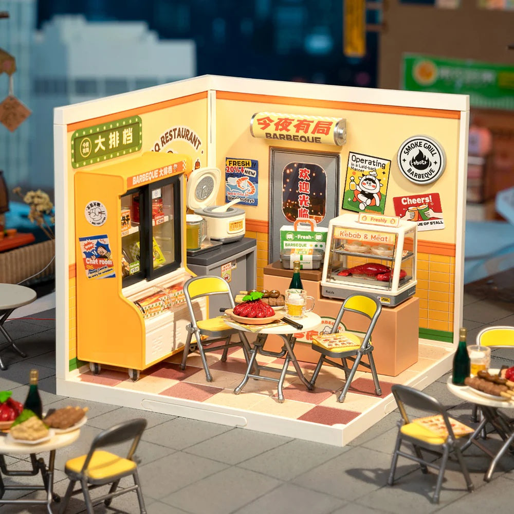 Night Out Food Stall, DIY Miniature House