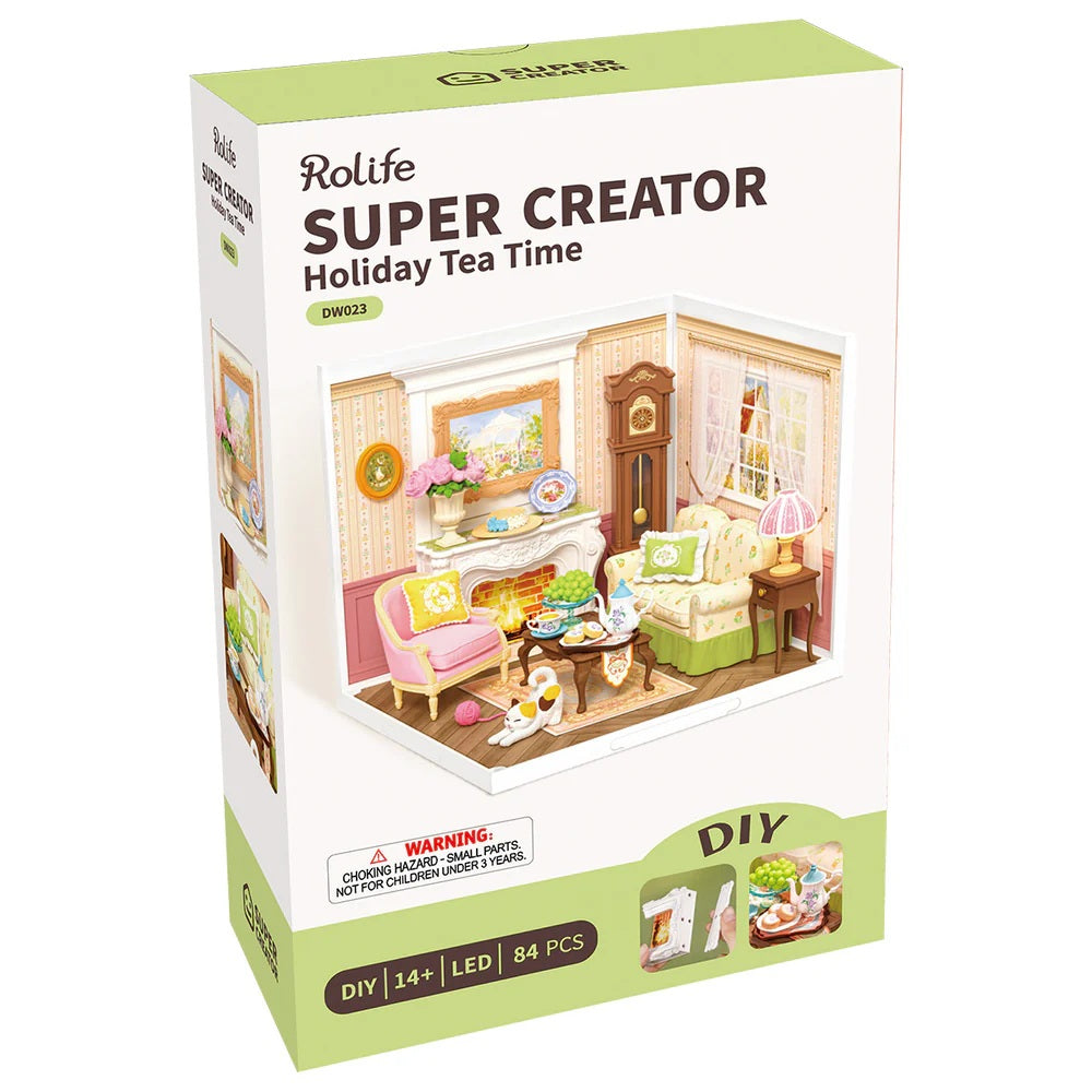 Holiday Tea Time, DIY Miniature House