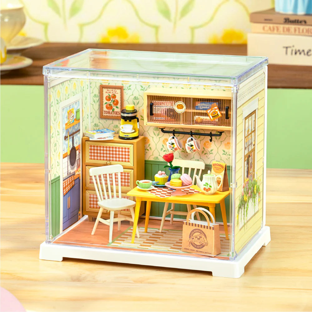 Floral Dinig Room, DIY Miniature House