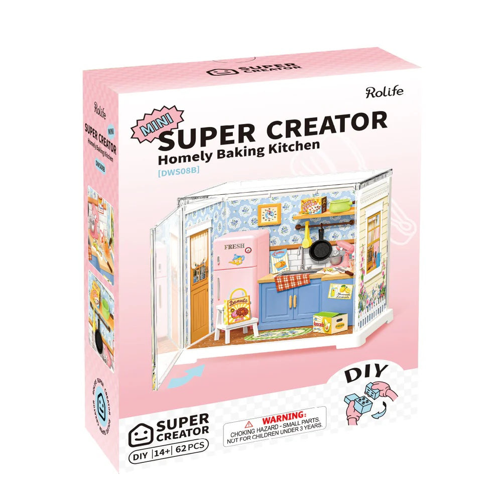 Homely Baking Kitchen, DIY Miniature House