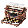 Mechanical Typewriter Wooden 3D Puzzle, Magic Version