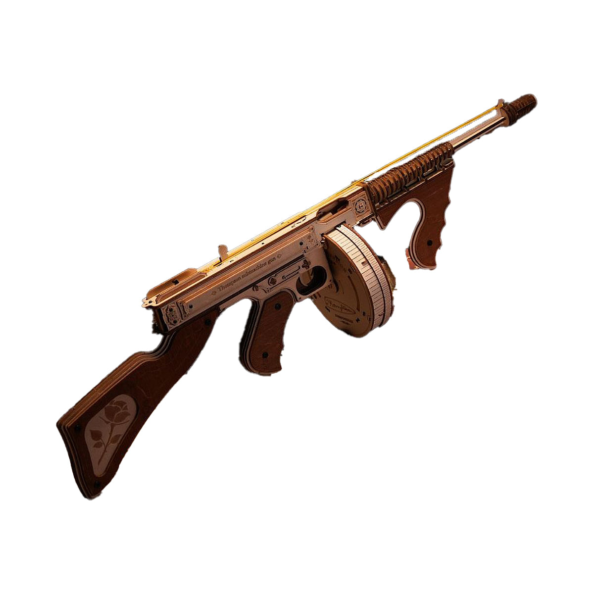 Thompson Submachine Gun Toy 3D Wooden Puzzle