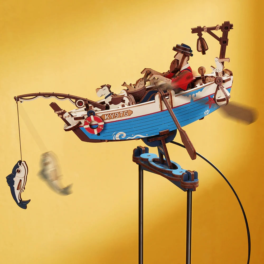 Robotime - Ocean Fisher Scale Model Vehicle