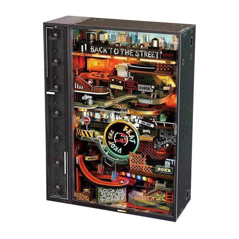 Robotime-ROKR - Hip-Hop Street Marble Run Mechanical 3D Puzzle