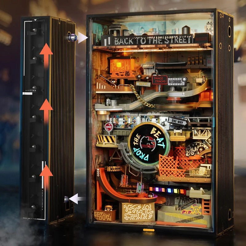Robotime-ROKR - Hip-Hop Street Marble Run Mechanical 3D Puzzle