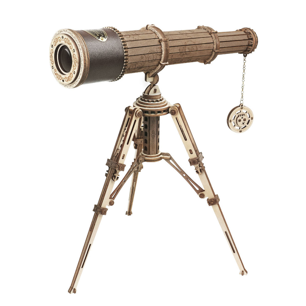 Robotime - Mechanical Wood Models; Monocular Telescope