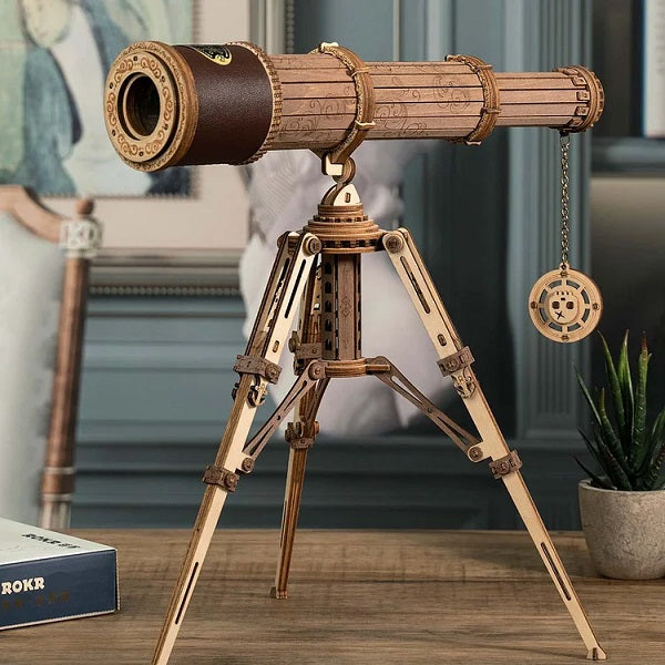 Robotime - Mechanical Wood Models; Monocular Telescope