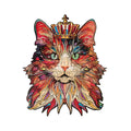Rowood  - Cat King 200pc Wooden Jigsaw Puzzle
