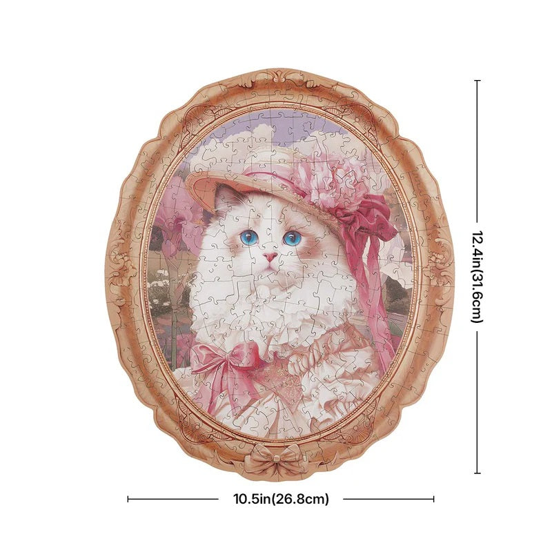 Rowood - Springtime Kitty 200-Piece Wooden Jigsaw Puzzle