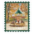 Rowood Golden Autumn Carousel Wooden Jigsaw Puzzle