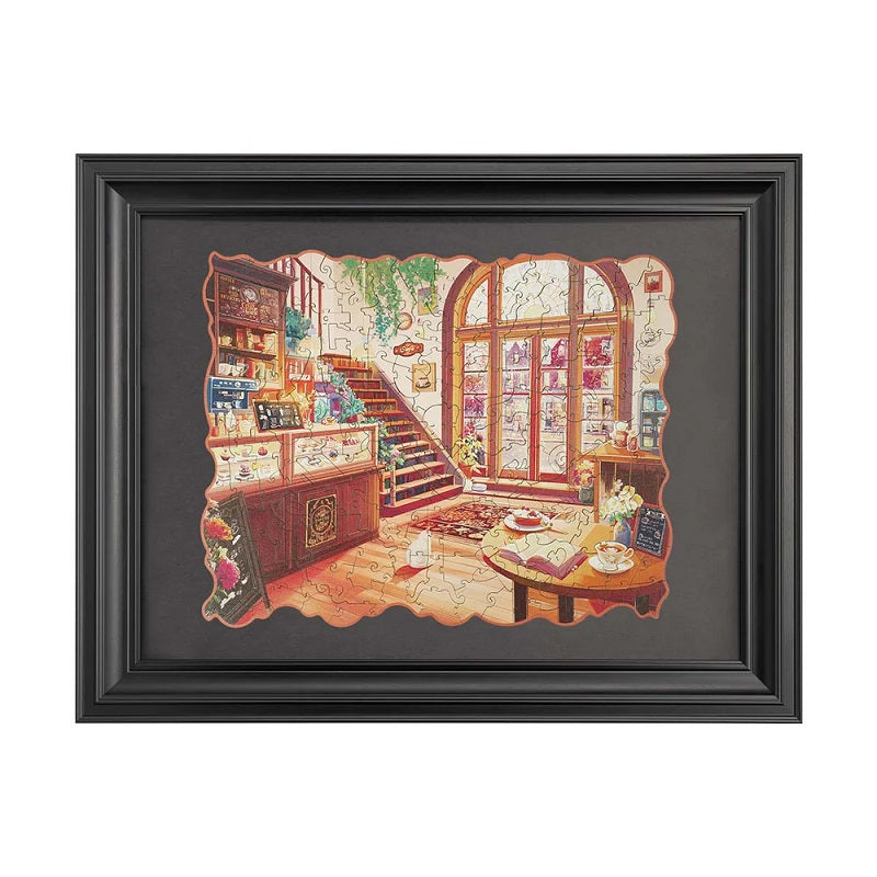 Rowood - Black Vintage Puzzle Frame 12" x 16"