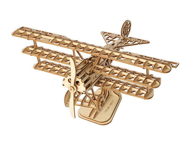 Robotime - Classic 3D Wood Puzzles; Tri-Plane