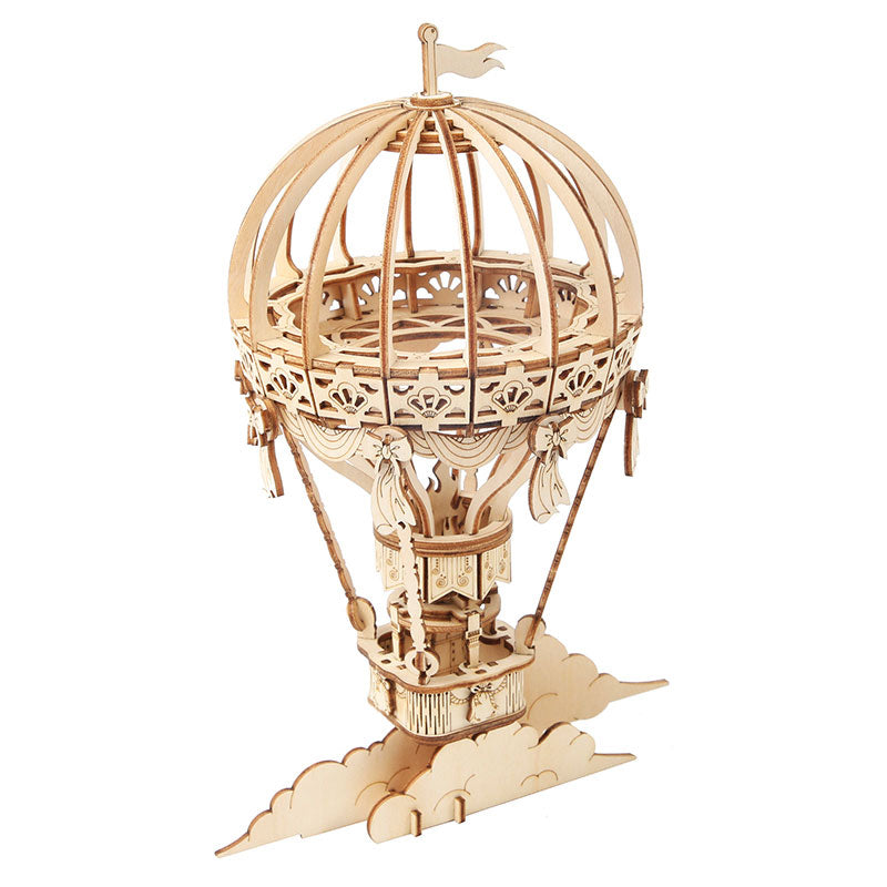 Robotime - Classic 3D Wood Puzzles; Hot Air Balloon