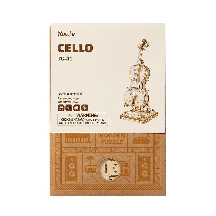Robotime - Musical Instruments; Cello