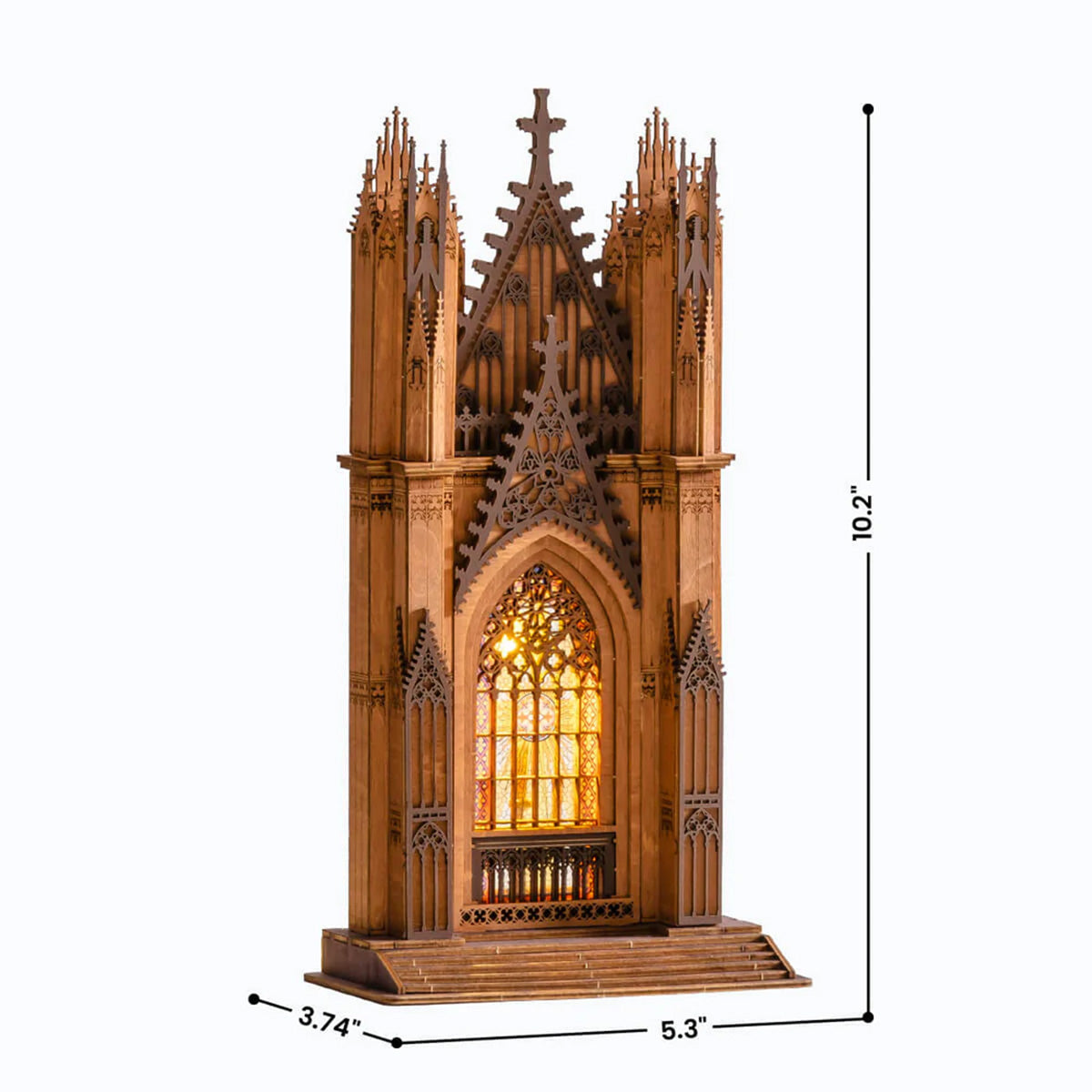 Rose Window Twin Tower Cathedral
