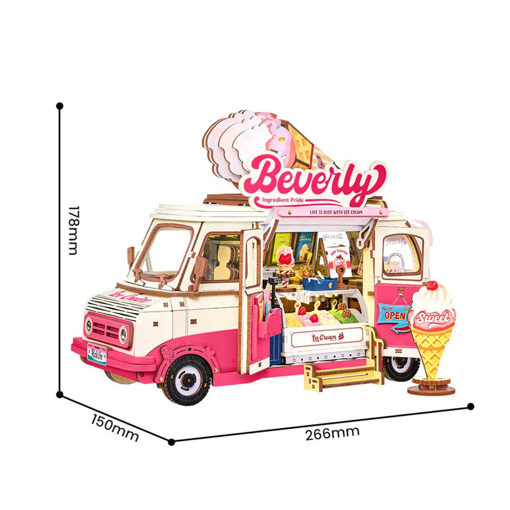 Beverly's Ice Cream Truck 3D Wood Puzzle